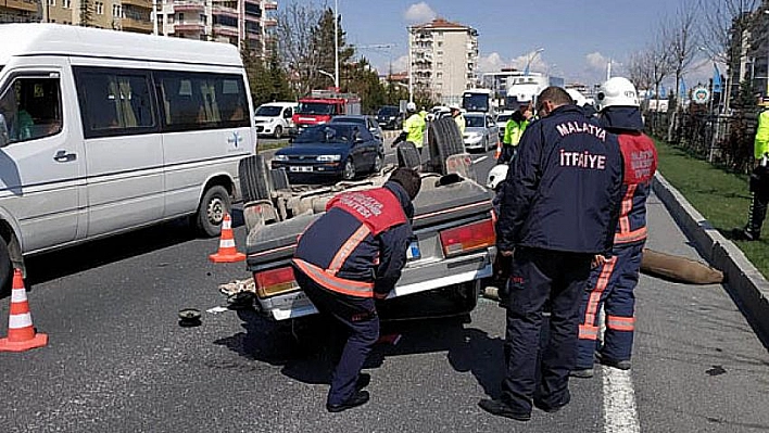 Trafik kazası: 1 yaralı