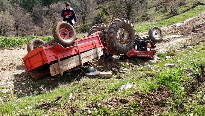 Traktör kazası evli çifti ayırdı