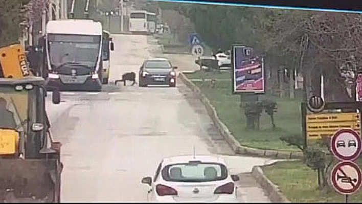 Kaza anı kamerada 