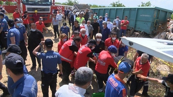 Makinistin cansız bedenine ulaşıldı