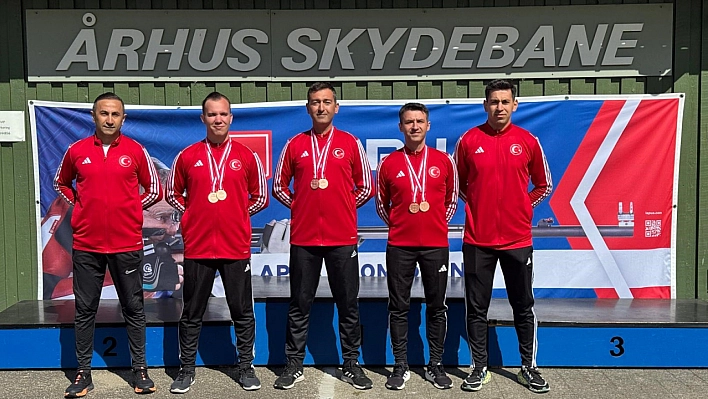 TSK Spor Gücü Erkek Tüfek Takımı Avrupa 3'üncüsü Oldu