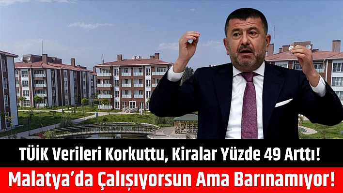 TÜİK Verileri Korkuttu, Kiralar Yüzde 49 Arttı! Malatya'da Çalışıyorsun Ama Barınamıyorsun!