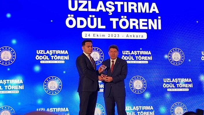 Tunç'tan uzlaştırma ödülü