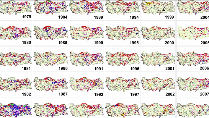 Türkiye'nin Afet Haritası Ortaya Çıktı..! İşte Yıl Yıl Afetin İzleri...!
