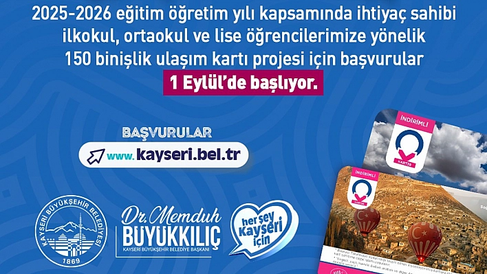 Ulaşım destekleri için başvurular başlıyor