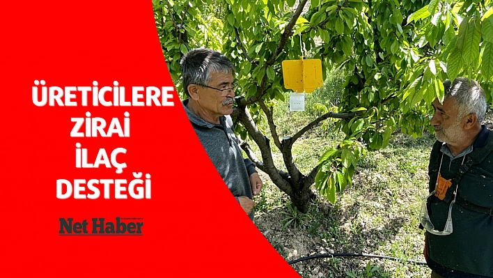 Üreticilere zirai ilaç desteği