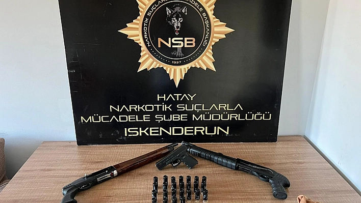 Uyuşturucu operasyonunda silah ve mühimmat ele geçirildi