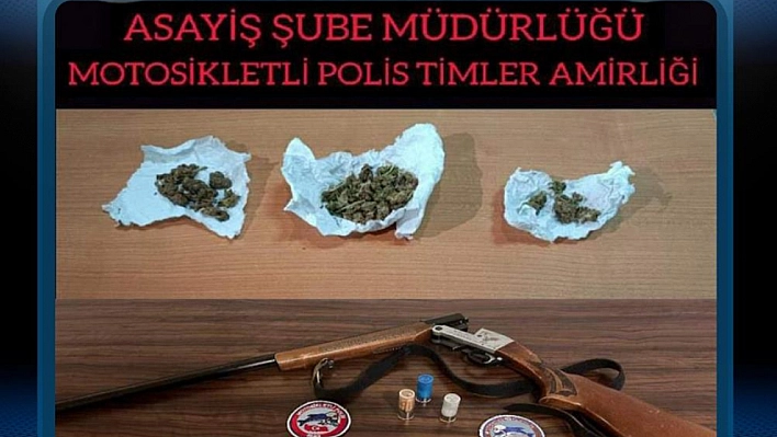 Uyuşturucu ve Ruhsatsız Silahla Yakalanan 2 Kişi  Yakalandı