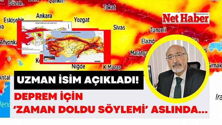 Uzman isim açıkladı! Deprem için 'Zaman doldu söylemi' aslında…