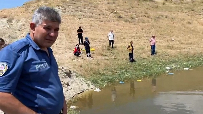 Gölete giren çocuk boğuldu