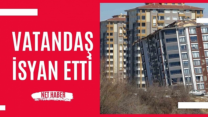 Vatandaş isyan etti