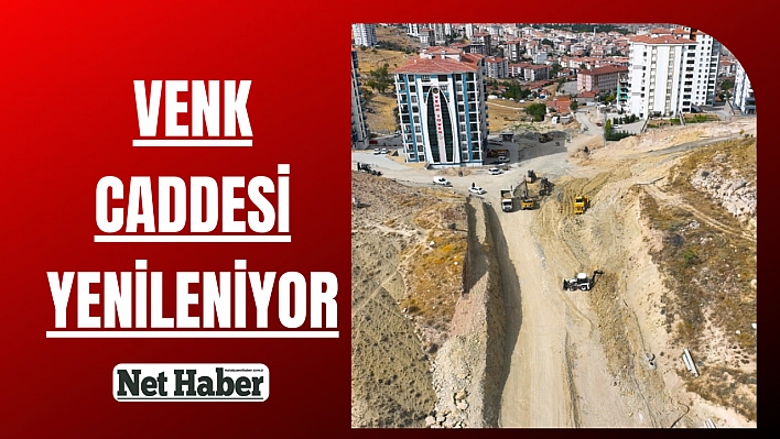 Venk caddesi yenileniyor