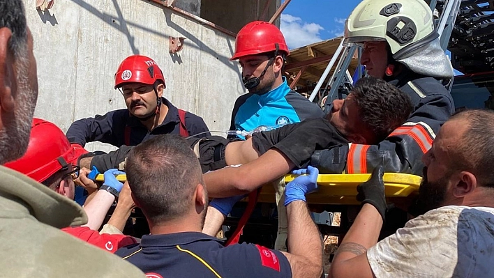 Vinçte fenalaşdı, itfaiye yetişti