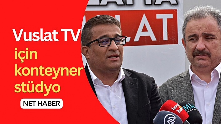 Vuslat TV için konteyner stüdyo