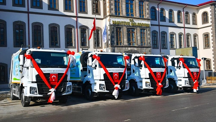 Yakutiye Belediyesi araç filosunu genişletti