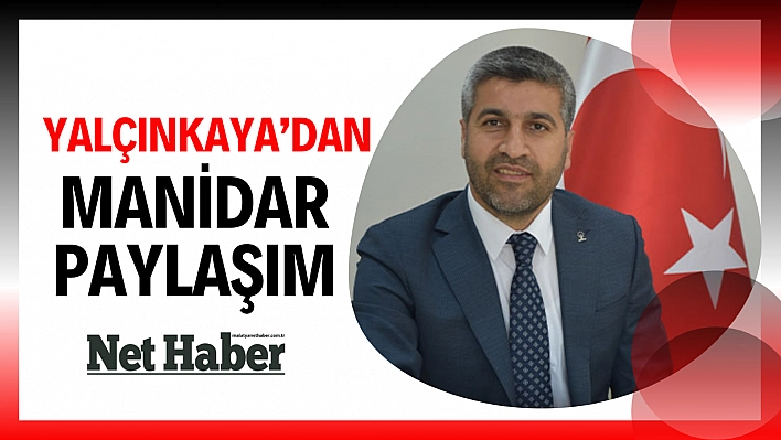 Yalçınkaya'dan manidar paylaşım