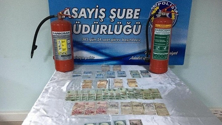 Yangın tüpü ile dolandırıcılık