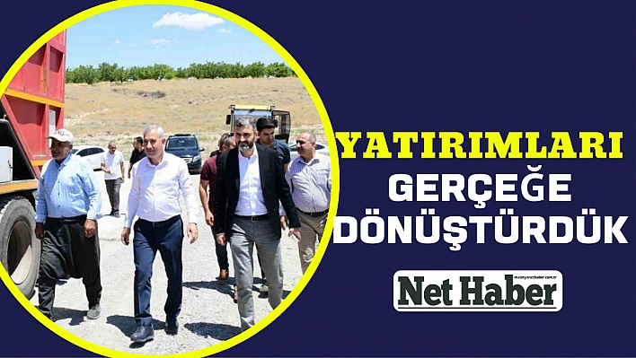 Yatırımları gerçeğe dönüştürdük