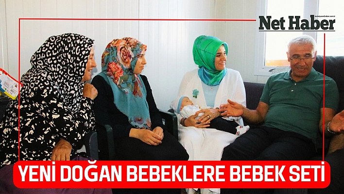 Yeni doğan bebeklere bebek seti