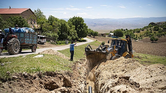 Göçeruşağı'na yeni kanalizasyon hattı