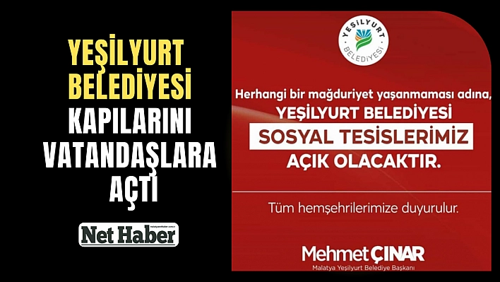 Yeşilyurt Belediyesi kapılarını vatandaşlara açtı