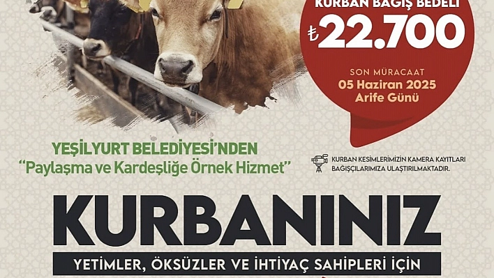 'Kurban Bağışı' kampanyasında yarın son gün!