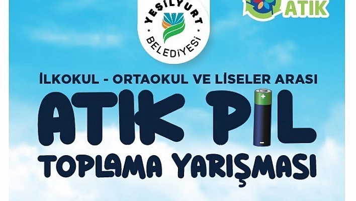 Yeşilyurt Belediyesi'nden Öğrencilere Atık Pil Toplama Yarışması