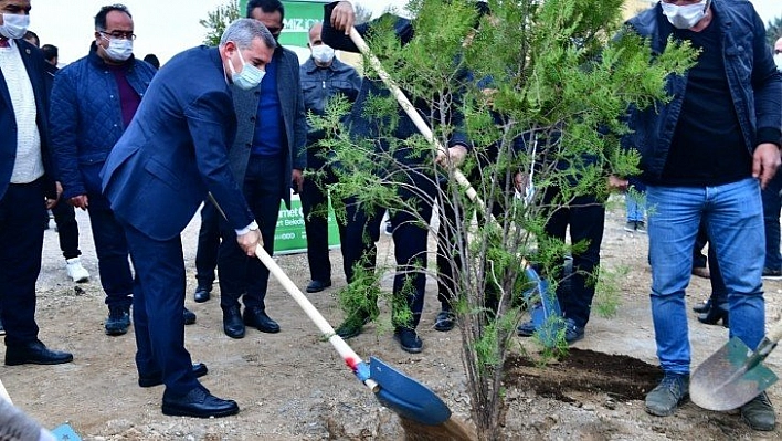 Fidan kampanyasına destek