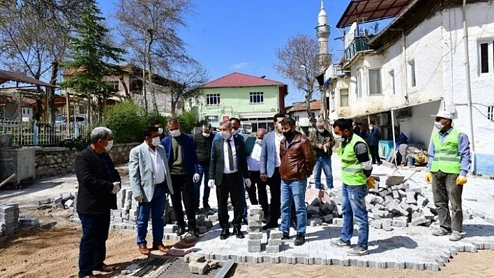 Yeşilyurt'ta hem korona mücadelesi hem de yatırımlar son sürat