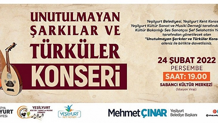 Yeşilyurt'tan konser