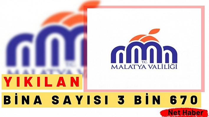 Yıkılan bina sayısı 3 bin 670