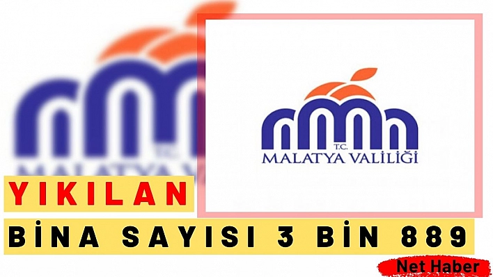 Yıkılan bina sayısı 3 bin 889