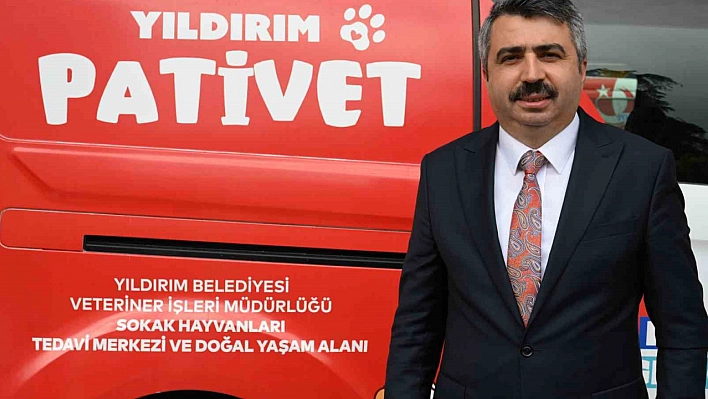 Yıldırım'da patili canlara mobil hizmet