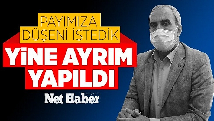 Yine ayrım yapıldı