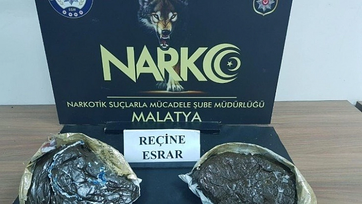 Yolcu otobüsünde 5 kilo esrar