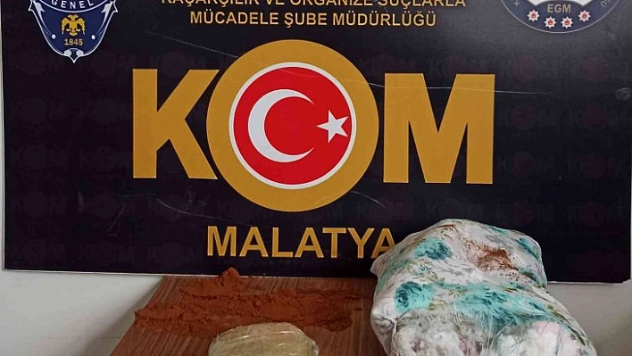 Esrar ele geçirildi