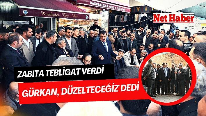 Zabıta tebligat verdi Gürkan, 'Düzelteceğiz' dedi