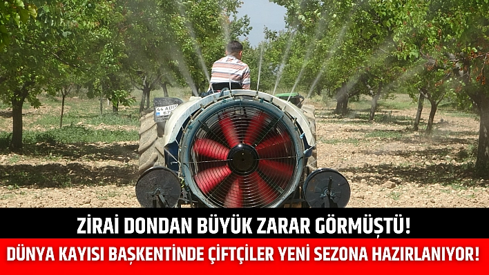 Zirai dondan büyük zarar görmüştü! Dünya kayısı başkentinde çiftçiler yeni sezona hazırlanıyor!