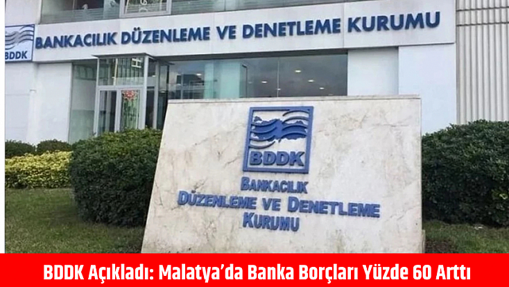 BDDK açıkladı: Malatya’da banka borçları yüzde 60 arttı