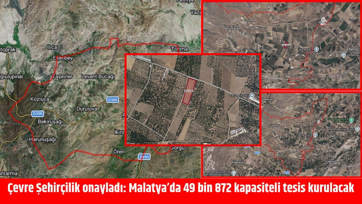 Çevre Şehirçilik onayladı: Malatya’da 49 bin 872 kapasiteli tesis kurulacak