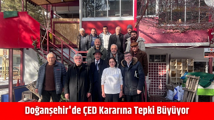 Doğanşehir'de ÇED kararına tepki büyüyor
