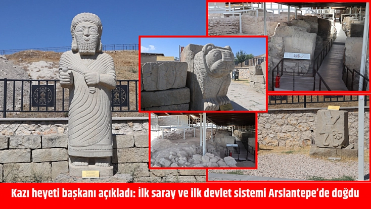 Kazı heyeti başkanı açıkladı: İlk saray ve ilk devlet sistemi Arslantepe’de doğdu