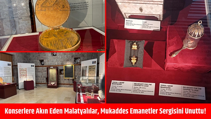 Konserlerde iğne atsan yere düşmüyordu! Mukaddes Emanetler Sergisi ilgi görmedi