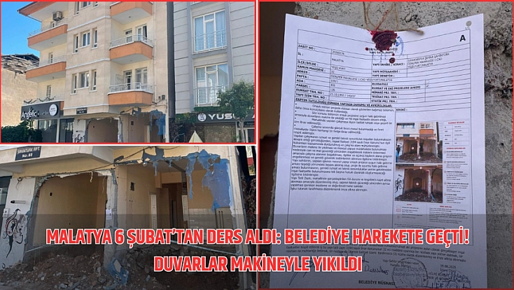 Malatya’da 6 Şubat’taki yıkımın nedeni olmuştu... Ruhsat yok, izin yok, tadilat var!