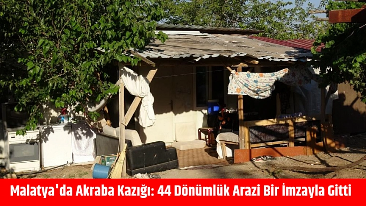 Malatya'da akraba kazığı: 44 dönümlük arazi bir imzayla gitti