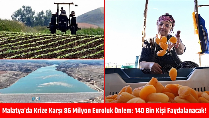 Malatya’da krize karşı 86 milyon euroluk önlem: 140 bin kişi faydalanacak!