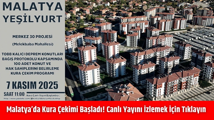 Malatya’da kura çekimi başladı! Canlı yayını izlemek için tıklayın…