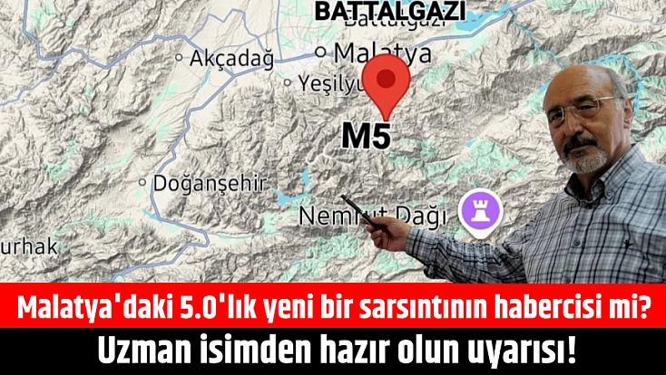 Malatya'daki 5.0'lık yeni bir sarsıntının habercisi mi? Prof. Dr. Osman Bektaş'tan hazır olun uyarısı!