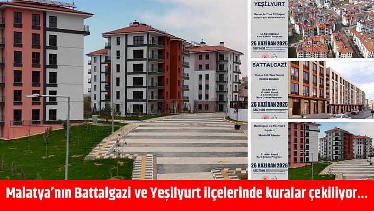 Malatya’nın Battalgazi ve Yeşilyurt ilçelerinde kuralar çekiliyor… Canlı izlemek için tıklayın…