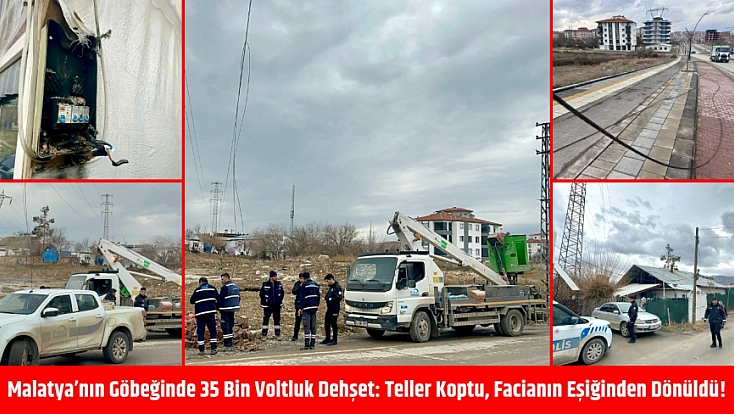 Malatya’nın Göbeğinde 35 Bin Voltluk Dehşet: Facianın Eşiğinden Dönüldü! Hesap Sorulacak mı?